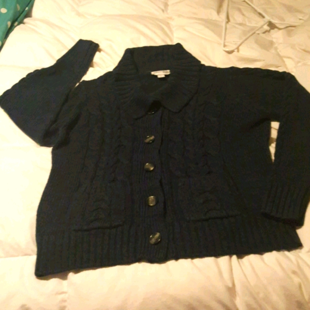 St John's Bay Sweater-Navy Blue-XL